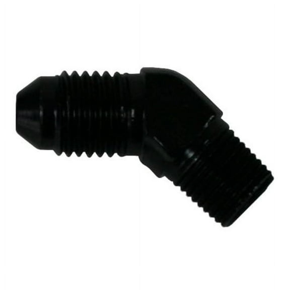 Afco 6680002 Aluminum 45 Degree Brake Fitting, 1/8 In. NPT Male, -4 AN