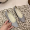 thumbnail image 7 of Viluyesy Womens Ballet Flats, Shallow Comfortable Slip-On Casual Dressy Work Office Shoes Gray US9, 7 of 7