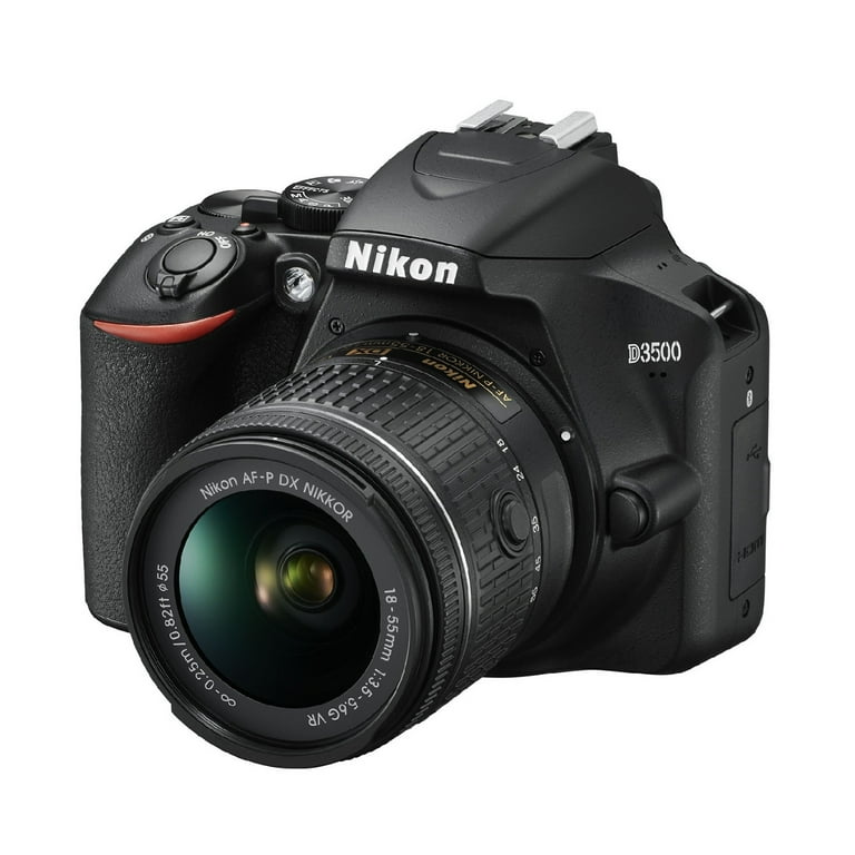 NIKON D5300 DSLR Camera Body with Dual Lens: AF-P DX NIKKOR 18