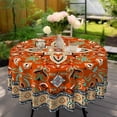 thumbnail image 2 of Round Tablecloth 70 inch, Bohemian Round Table Cloth Cover, Waterproof and Wrinkle-Free, Colorful Summr Boho Tablecloths Decor for Home Kitchen Dining Party, 2 of 6