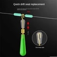 thumbnail image 4 of 10PCS Silicone Fishing Floats Seat Rotation Quick Change Fast Fish Float Seat Copper Head Fishing Accessories, 4 of 7