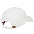 thumbnail image 4 of Persian Cat Embroidered Washed Cotton Twill Cap - White OSFM, 4 of 5