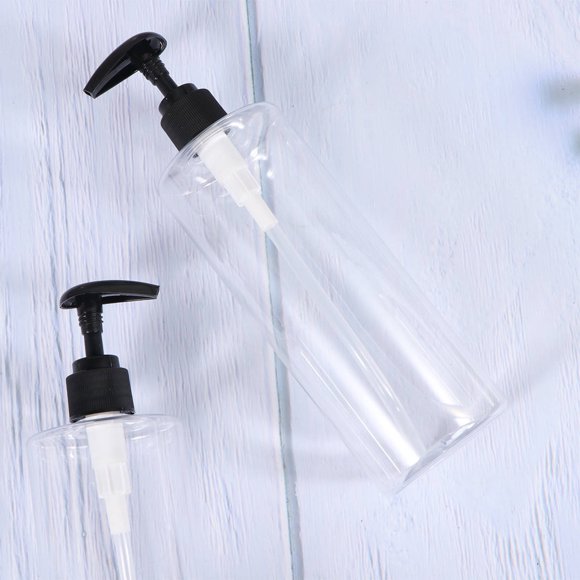 HEALEEP 2Ud Contenedores Transparentes Para Con Dosificadora Antigoteo