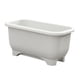 thumbnail image 3 of Maceta decorativa rectangular Striper Pot para el hogar, patio y exterior Blanco, 3 of 9