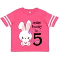 thumbnail image 3 of Inktastic Somebunny is Five 5th Birthday Bunny Boys or Girls Toddler T-Shirt, 3 of 5