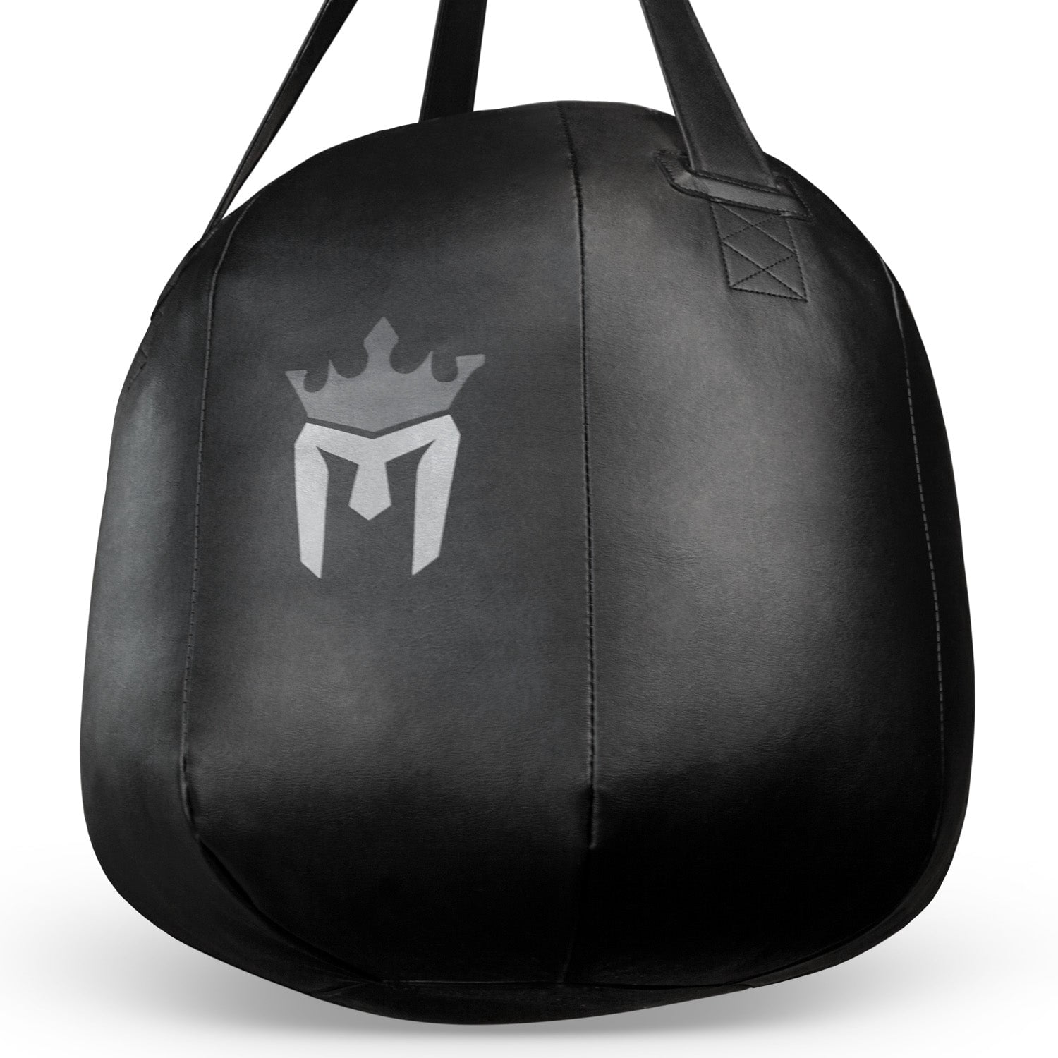 Meister 60lb Filled Wrecking Ball Heavy Bag for Boxing & MMA - Black