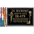 thumbnail image 2 of Eagle Emblems DC0173 Sticker - Vietnam, In Memory - 3 x 4.25 in., 2 of 2