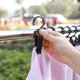 thumbnail image 3 of 20 Pack Hook Accessory Clips - Plastic Hangers with Clamp and Notches Rotating Hooks Clips for Shoes/Boots Black, 3 of 5