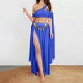thumbnail image 2 of Womens Fashion 2026 Lingerie for Women Rave Outfits for Festival Sexy Costume Outfit Mesh Sheer Bra Top High Waist Split Maxi Skirt, 2 of 5
