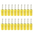 thumbnail image 1 of 20Pcs Pin Banana Plug 2mm Nickel Plated Brass Male Waterproof Connector Accessory Set KitYellow, 1 of 14