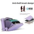 thumbnail image 3 of for Motorola Moto Razr+ 2023 Wallet Case with RFID Blocking, Moto Razr Plus Phone Case Crossbody Strap Card Holder Women Girls PU Leather Motorola Razr+ 2023 Wallet Phone Case Purple, 3 of 14