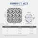 thumbnail image 3 of Fotbe Black White Halloween Juego de 2 Piezas de Parasoles para Parabrisas | Bloqueador Solar para Auto | Accesorios Plegables para Protección Solar Interior-Medium, 3 of 6