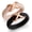 Pack D: Starlight / Rose Gold Metal, Black / Rose Gold Metal, variant on Silicone Rings Wedding Bands for Women with Infinity Accent, 6.7mm Wide, 3.4mm Thick, Women's Rubber Engagement Bands, Variety Multipack 1-3