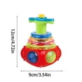 thumbnail image 3 of LED Light Up Spinning Top Toy with Music, Colorful Flashing Rotating Top for Kids, Durable Pull String Launcher, Educational Motor Skills Toy, Birthday Party Favor Gift, 3 of 5