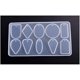 thumbnail image 3 of 1 Molde de silicona con formas geométricas para colgantes, moldes para fundición de resina epoxi, 3 of 4