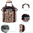 thumbnail image 4 of Front Bicycle Basket, Foldable Front Bicycle Basket Detachable Multipurpose Bicycle Basket Waterproof Storage Basket Metal Aluminum Frame Organizer for Shopping, Commuting, Camping and Outdoor, 4 of 6