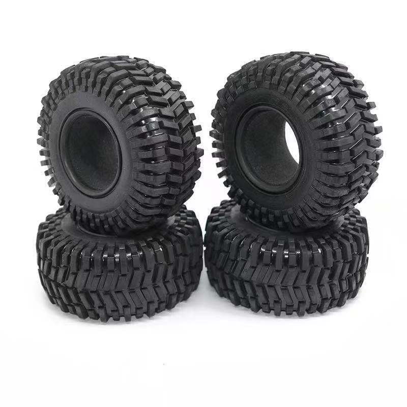1/4Pcs 120mm OD Rubber Tires Tyres for 2.2" wheels Wraith TRX4 1/10 RC Crawler 