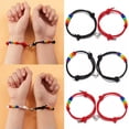 thumbnail image 2 of K-KED Distance Magnet Couple Bracelet Heart Magnetic Fashion Bangles LGBT Delicate Jewelry -Red, 2 of 9