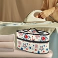 thumbnail image 2 of HELLHERO Five-Pointed Star Pattern Design Travel Iron Carrying Storage Bag Large Size with Zipper Handle Easy to Carry, Bag Only, 2 of 6