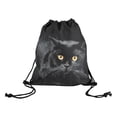 thumbnail image 4 of Mochila de moda para mujeres y hombres Mochila de impresión digital 3D Gato al aire libre #2, 4 of 8