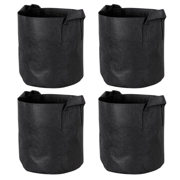 Bolsa de cultivo de 5 galones de tela no tejida con asas, maceta gruesa para plantas, verduras, fresas y hierbas.
