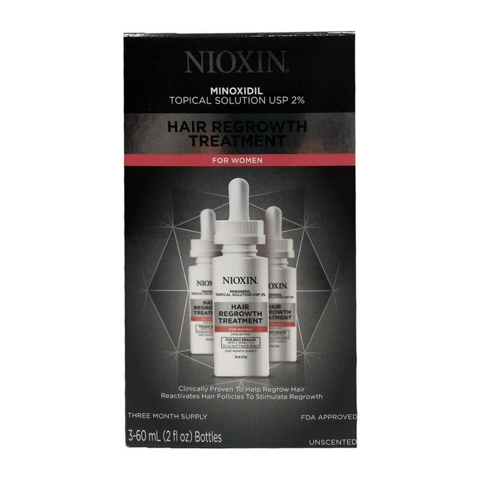 Nioxin Minoxidil Hair Regrowth Treatment MPN Women 90 Days