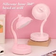 thumbnail image 4 of Wadada Small Desk Lamps for Home Office,Led desk light,Adjustable Brightness & Modes,Usb charging cable,Battery operated, Flexible Gooseneck, Portable Study Table Lamp for College Dorm(Blue), 4 of 7