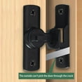 thumbnail image 3 of RUISINERY Without Perforated Aluminum Alloy Sliding Door Lock Without Theft Buckles for Home and Hotel Use 90 Degrees 180 Degrees, 3 of 8