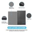 thumbnail image 3 of Cat Litter Mat Honeycomb Double-Layer Waterproof Design Easy to Clean-Black, 3 of 5