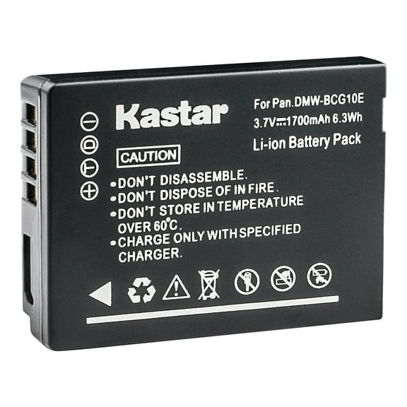 Kastar 1-Pack DMW-BCG10 Battery Replacement for Panasonic Lumix DMC-TZ65, Lumix DMC-ZR1, Lumix DMC-ZR3, Lumix DMC-ZS1, Lumix DMC-ZS3, Lumix DMC-ZS5, Lumix DMC-ZS6, Lumix DMC-ZS7, Lumix DMC-ZS8 Camera