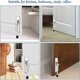 thumbnail image 2 of Stainless steel door stop, Door stopper Rubber Zinc alloy Door stop Door stop for kitchen Bedroom Living room Black, 2 of 4