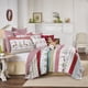 thumbnail image 3 of Merry & Bright de Levtex Home - Fundas de almohada europeas Comet and Cupid (66 x 66 cm) - Rojo y blanco, 3 of 3