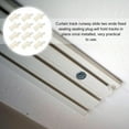 thumbnail image 2 of KONTONTY 20PCS Curtain Sliding Track Premium Plastic Cap Easy to Remove for Interior Design, 2 of 5