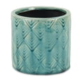 thumbnail image 3 of Cheungs 5775S 4.5 x 4.25 in. Arzati Pot, Turquoise, 3 of 5