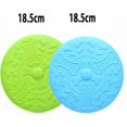 thumbnail image 2 of Dog Disc, Frisbee for Dogs, 2 Pcs Frisbee Dog Toy, for Games Sport Exercise Activity and Outdoor Play, for Small and Medium Dogs Diameter 18.5cm Blue and Green, 2 of 5