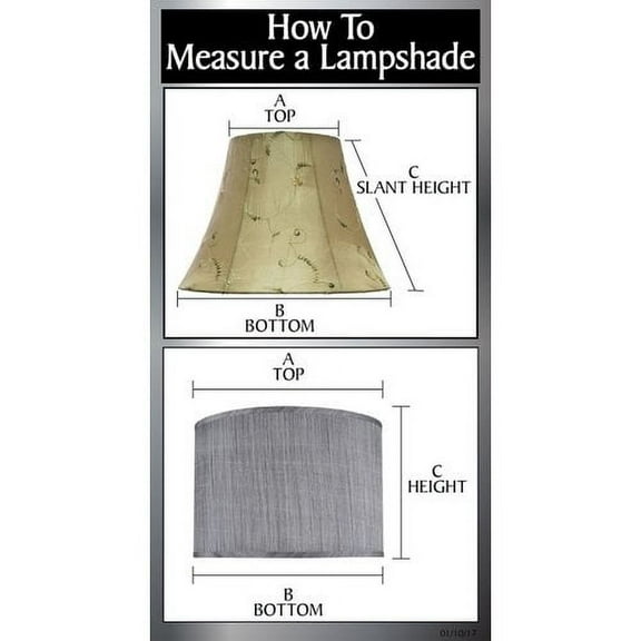 Aspen Creative Corporation 8'' Tetoron Cotton Fabric Drum Lamp Shade