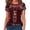 Z1 Wine, variant on Womens Mexican Embroidered Tops Short Sleeve Fiesta Shirts Floral Peasant Blouse Bohemian Ethnic Casual Summer Lightweight Outfits