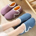 thumbnail image 4 of BadPiggies Fuzzy Slippers for Women Men, Super Soft Indoor Fleece Lined House Shoes Anti-Skid Rubber Sole, 4 of 8