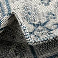 thumbnail image 4 of Unique Loom Outdoor Aztec Collection Area Rug - Coba (5' 3" Octagon Blue/Ivory), 4 of 7