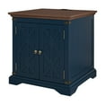 thumbnail image 3 of FESTIVO Farmhouse End Table with Charging Station - Navy, 3 of 11