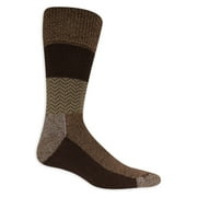 Dr. Scholl's Men's Big and Tall Advanced Relief Blister Guard® Casual Chevron Crew Socks, 3 Pack