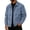 Dark Blue, variant on GrmtClth Retro Mens Plaid Vintage Plaid Collared Jacket Long Sleeve Snap Closure Oversized Fit Cool Weather Daily Coat Purple 2XL