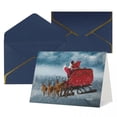 thumbnail image 4 of Santa Claus 127 tarjeta de felicitación divertida feliz Halloween Romance amigable con el medio ambiente, 4 of 4
