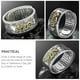 thumbnail image 3 of EeaseMX Anillo decorativo para dedo masculino, anillo de aleación ajustable, joyería masculina, 3 of 7