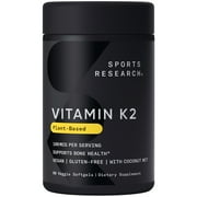 Sports Research Vitamin K2, 100 mcg, 60 Veggie Softgels