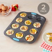 Tasty 12 Cup Muffin Pan - Set of 2