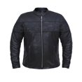 thumbnail image 1 of K-2306 COWHIDE MENS PREMIUM LEATHER JACKET ,Black ,5XL, 1 of 1