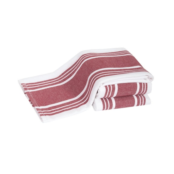 All-Clad Dual-Purpose Cotton Kitchen Towels, 3-Pack, Chili