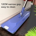 thumbnail image 6 of SDJMa Self Wringing Flat Mop, 360 Degree Spin Hands-Free Microfiber Floor Mop with Reusable Mop Pad and Soft Scraper, Dust Mop for Hardwood, Laminate, Tile Floor Cleaning, 6 of 7