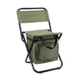 thumbnail image 1 of Silla de Pesca LEADALLWAY Plegable con Bolsa Térmica Verde, 1 of 7